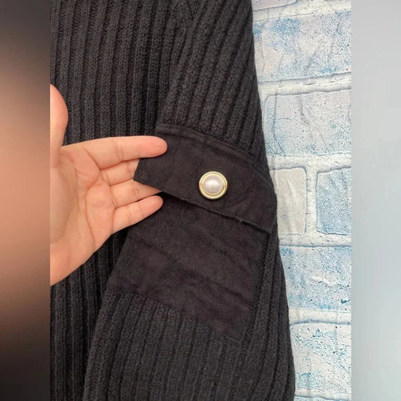 mother of pearl no frills chunky wool sweater small - Picture 4 of 11